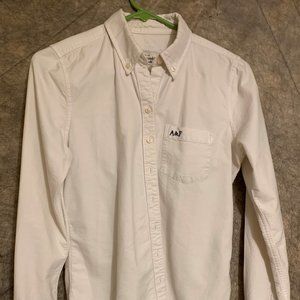 White button-up shirt